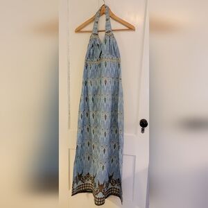 Regal Handmade Halter Dress